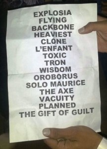 Gojira setlist